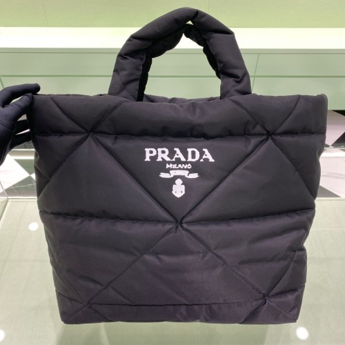Padded Re-Nylon Handle Bag“38*36*14CM”-087=