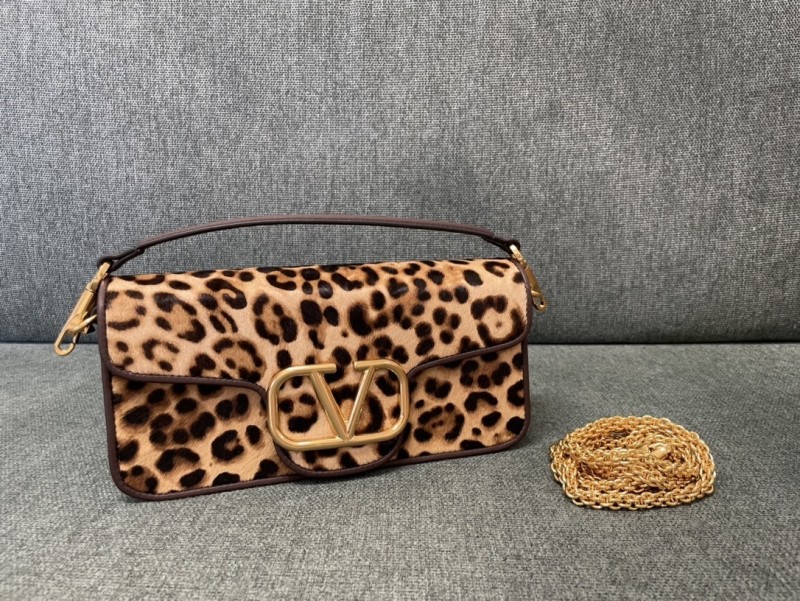 LOCò Shoulder Bag In Pony Effect Animalier Calfskin“27*13*6CM”-057=