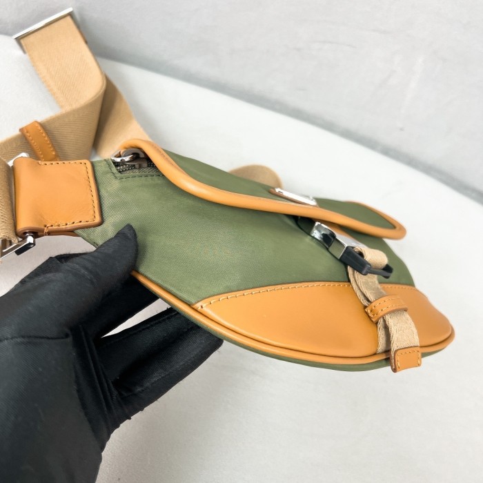 Re-Nylon Belt Bag“18*15*5CM”-086=