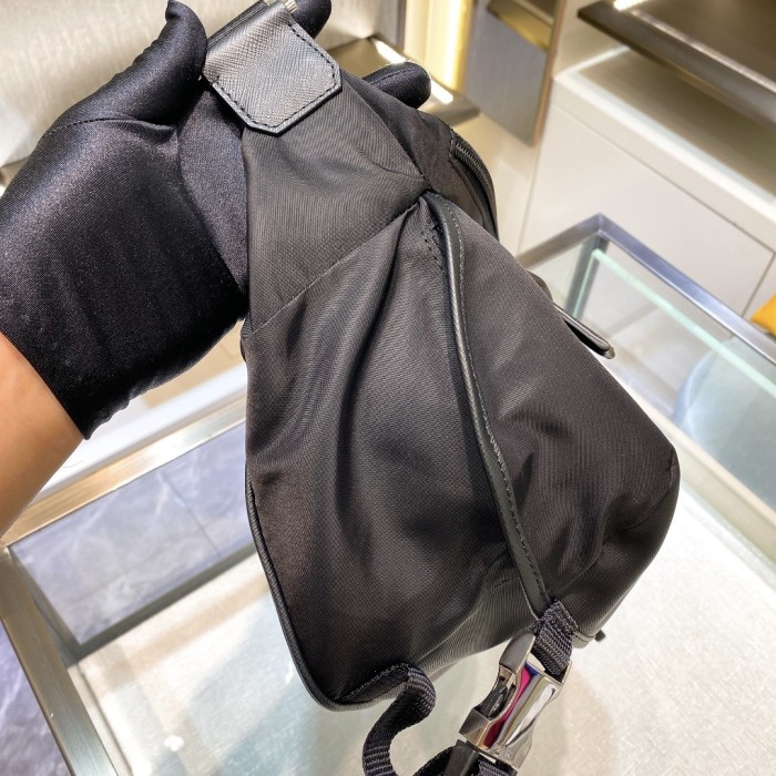 Re-Nylon Shoulder Bag“27*15.5*14CM”-088=