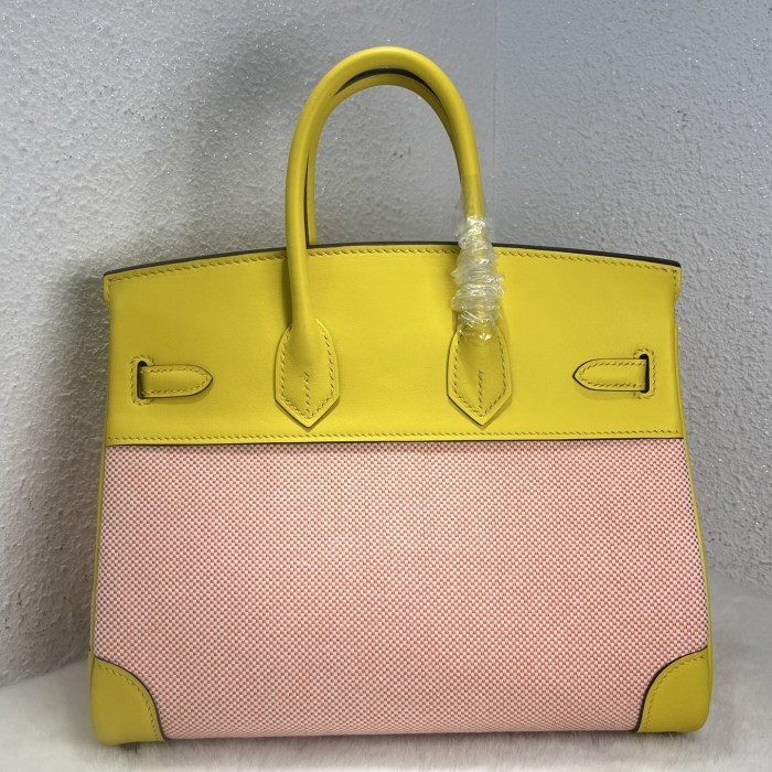 Birkin 25 Swift-Canvas“25*20*13CM”-0131=