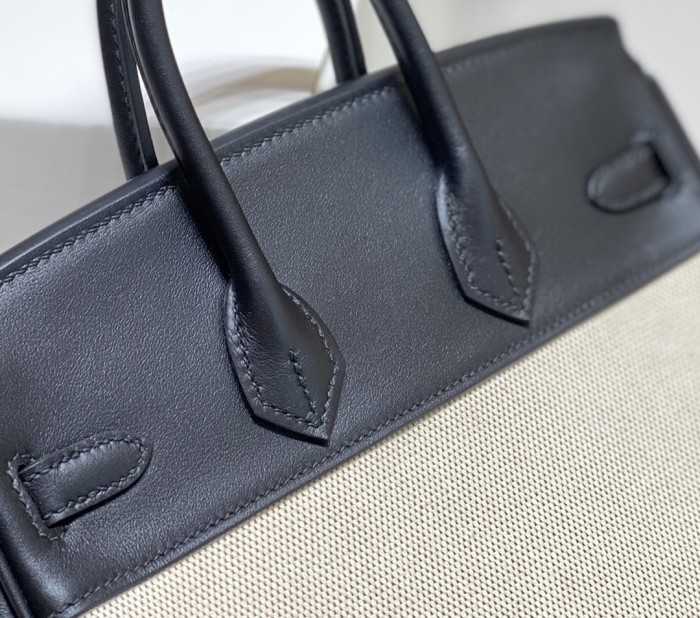 Birkin 25 Swift-Canvas“25*20*13CM”-0131=