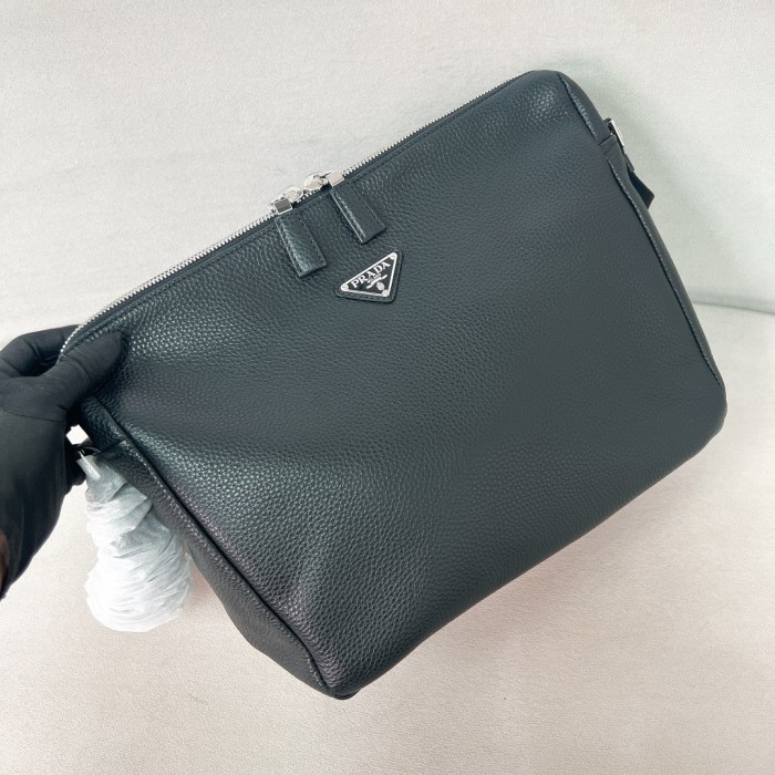 Saffiano Leather Shoulder Bag“31.5*25*14CM”-0801=