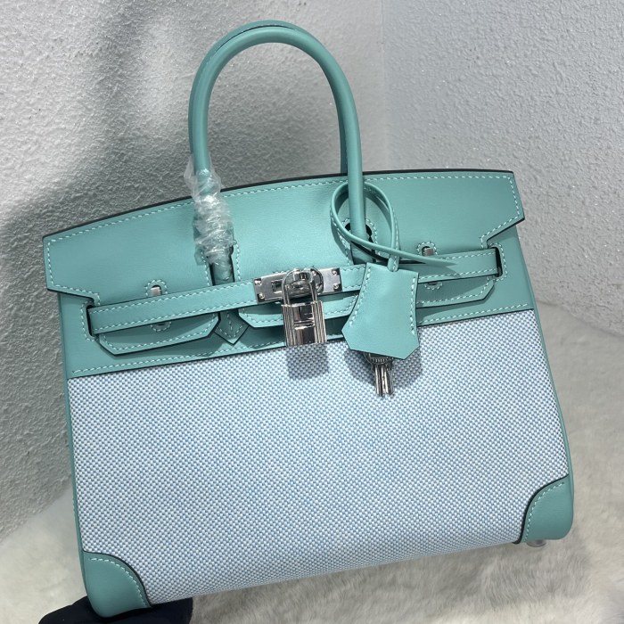 Birkin 25 Swift-Canvas“25*20*13CM”-0131=