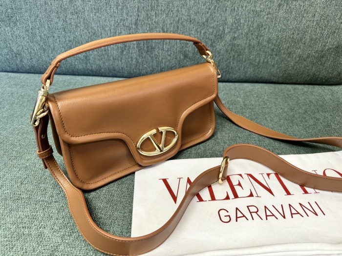 Vlogo 1960 Nappa Leather Shoulder Bag“26*13*9CM”-008=