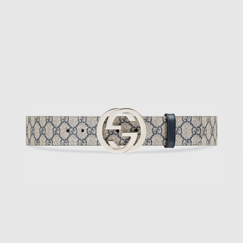 GG Supreme 4cm belt with G buckle 411924 KGDHN 4075