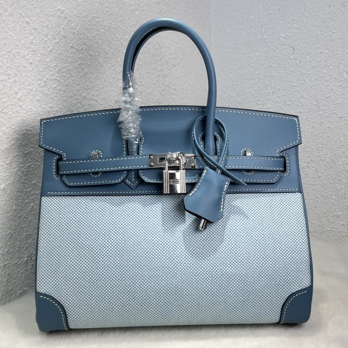 Birkin 25 Swift-Canvas“25*20*13CM”-0131=