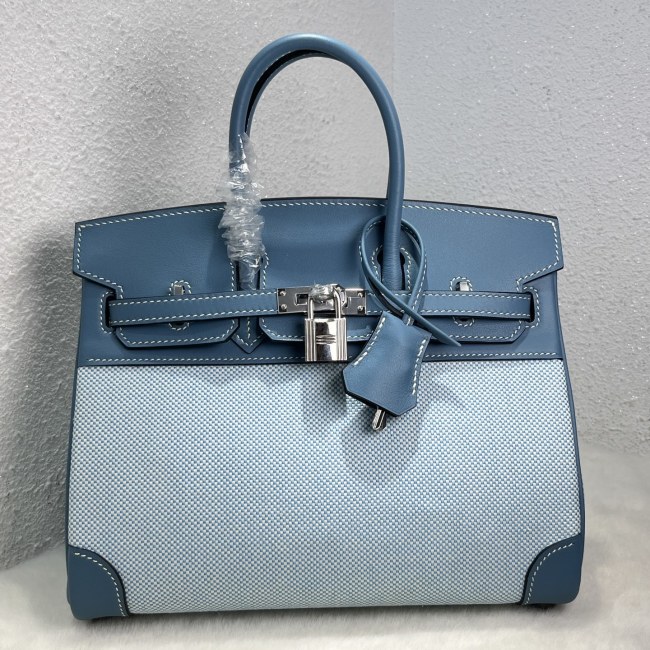 Birkin 25 Swift-Canvas“25*20*13CM”-0131=