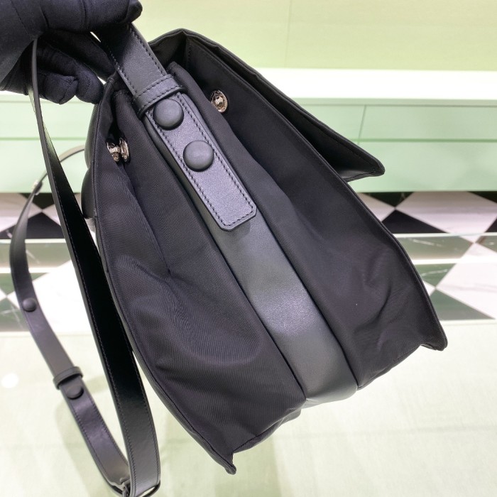 Padded Re-Nylon Shoulder Bag“36*28*14CM”-0801=