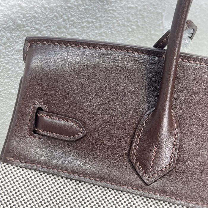 Birkin 25 Swift-Canvas“25*20*13CM”-0131=