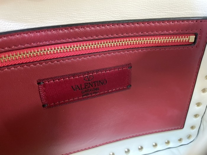 Rockstud Spike Shoulder Bag“24*16*6.5CM”-057=
