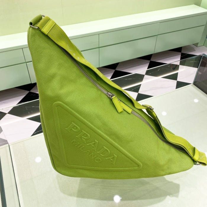 Re-Nylon Triangle Shoulder Bag“60*28CM”-088=