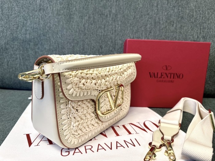 Alltime Crochet Leather Shoulder Bag“23.5*18*5CM”-029=