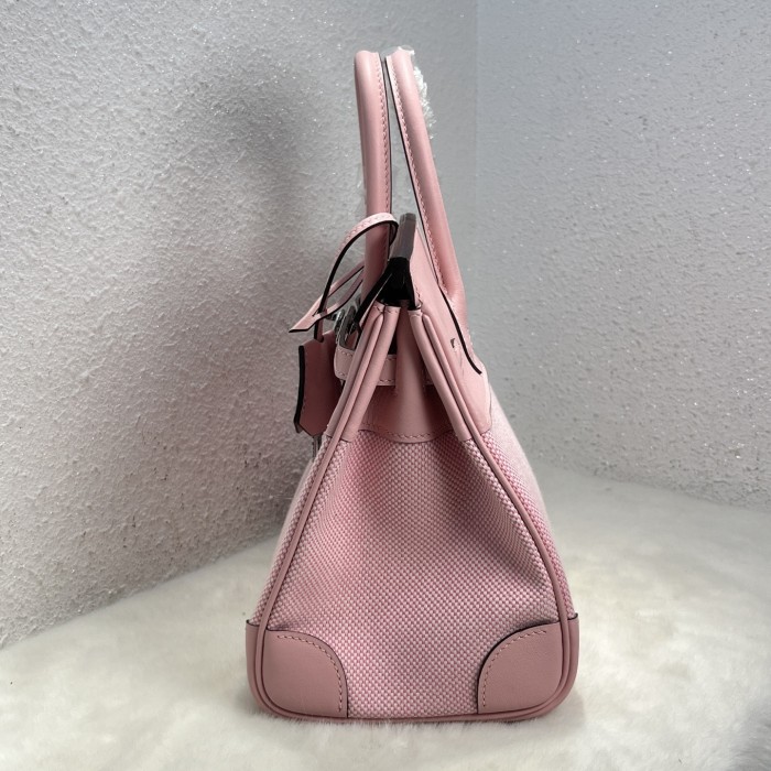 Birkin 25 Swift-Canvas“25*20*13CM”-0131=