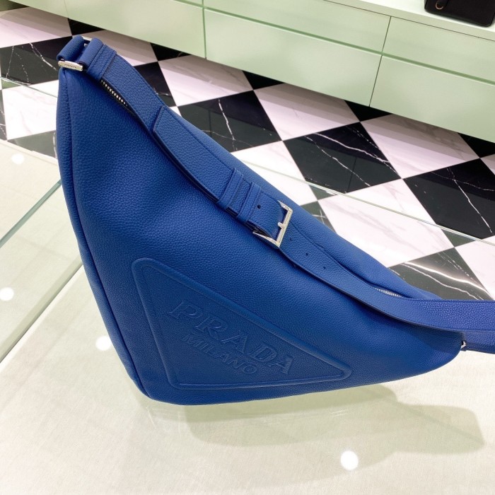Leather Triangle Shoulder Bag“60*28CM”-0821=