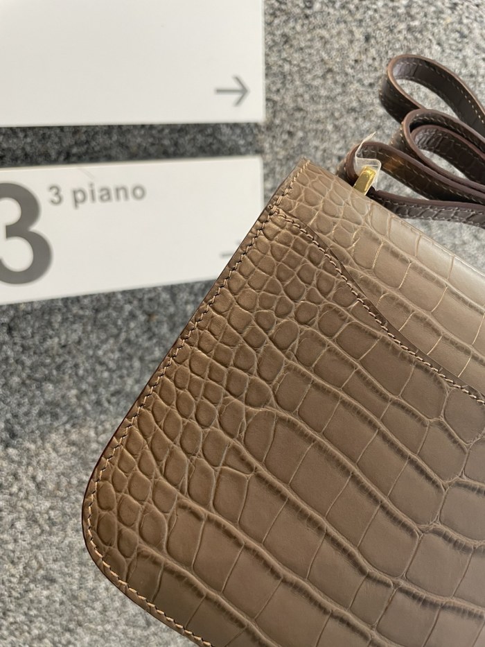 Constance Matte Crocodile 18“18*14*5CM”-0641=