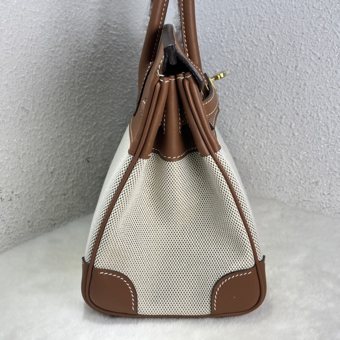 Birkin 25 Swift-Canvas“25*20*13CM”-0131=