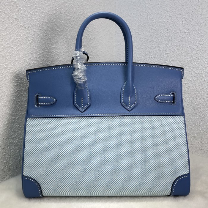 Birkin 25 Swift-Canvas“25*20*13CM”-0131=