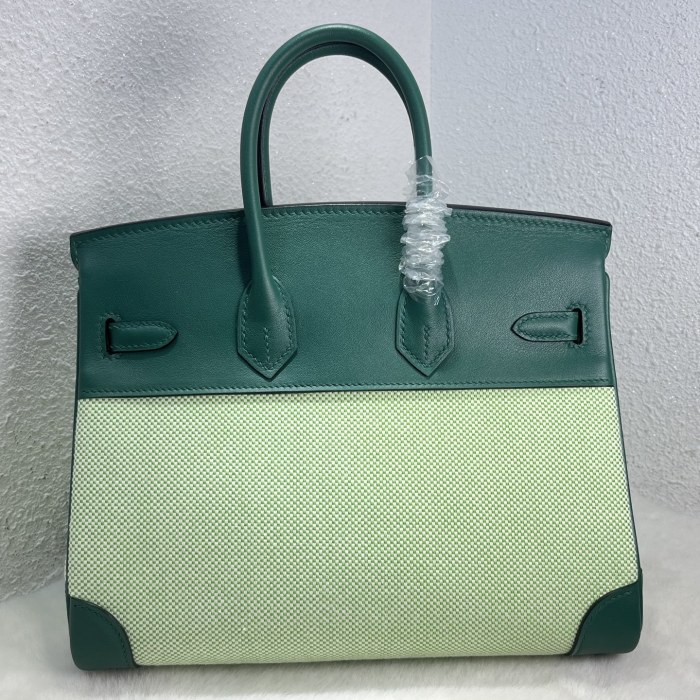 Birkin 25 Swift-Canvas“25*20*13CM”-0131=