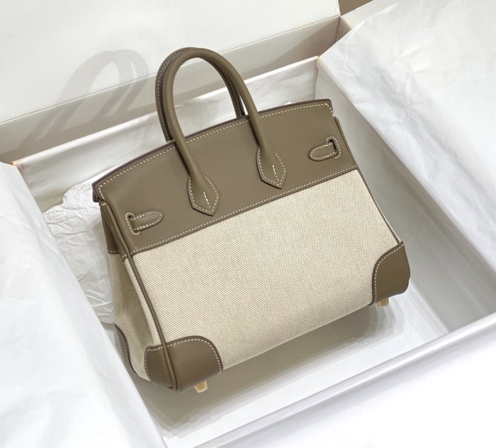 Birkin 25 Swift-Canvas“25*20*13CM”-0131=