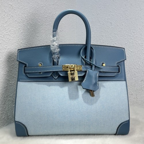 Birkin 25 Swift-Canvas“25*20*13CM”-0131=