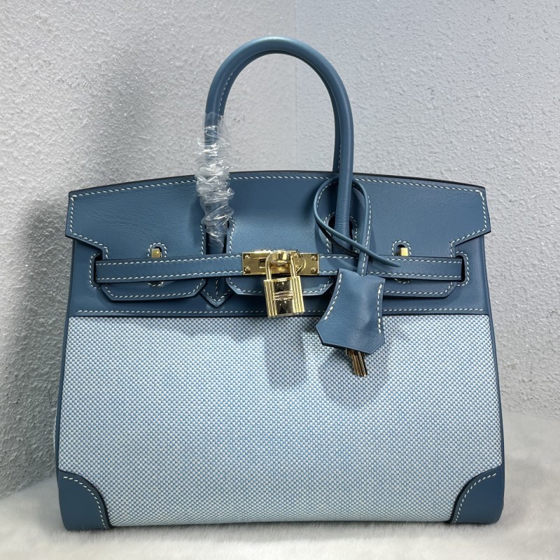 Birkin 25 Swift-Canvas“25*20*13CM”-0131=