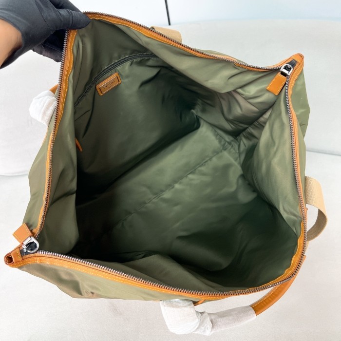 Re-Nylon And Leather Duffel Bag“45.5*40*24CM”-0811=
