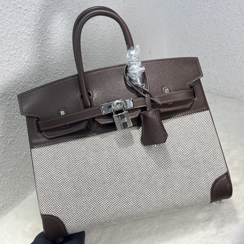 Birkin 25 Swift-Canvas“25*20*13CM”-0131=