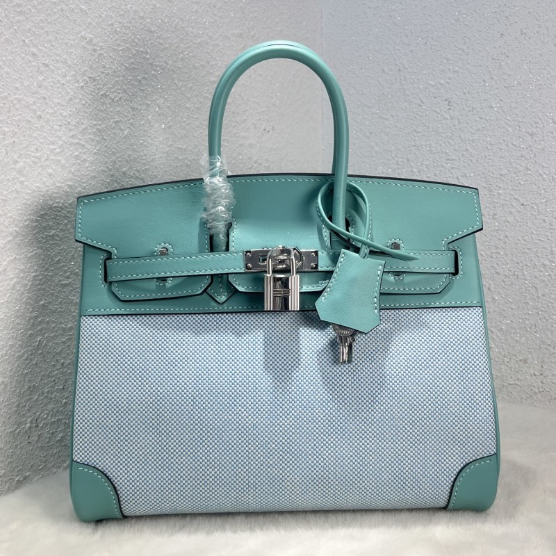 Birkin 25 Swift-Canvas“25*20*13CM”-0131=