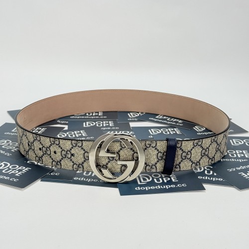 GG Supreme 4cm belt with G buckle 411924 KGDHN 4075