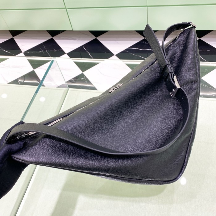 Leather Triangle Shoulder Bag“60*28CM”-0821=