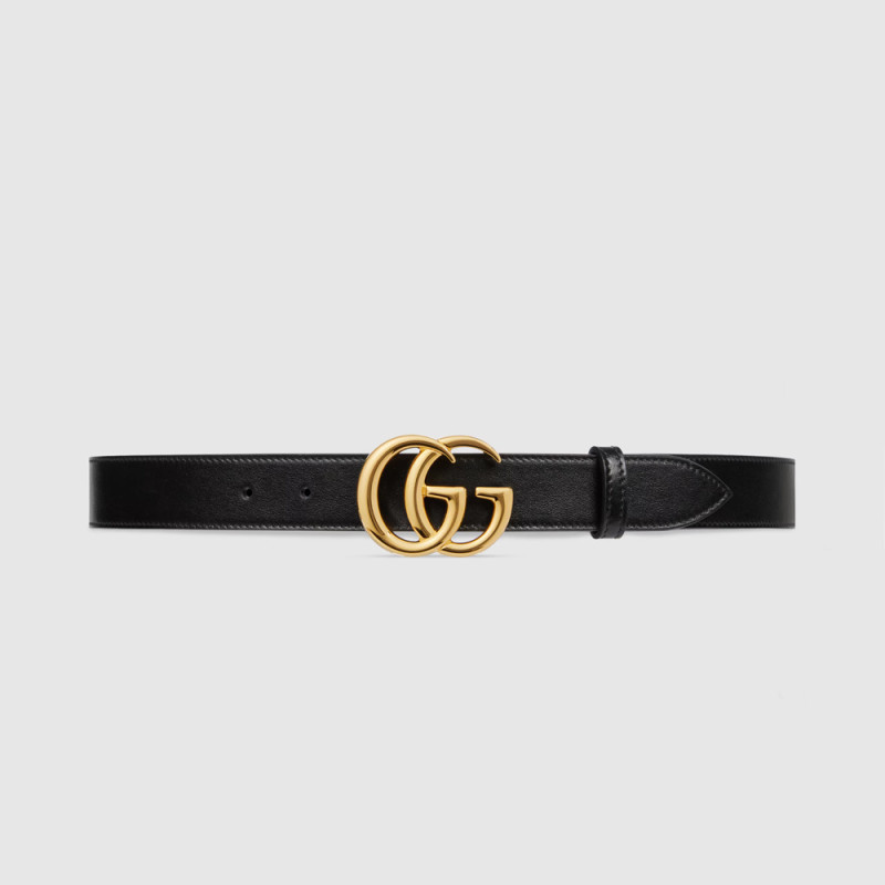 GG Marmont 3cm belt with shiny buckle 414516 0YA0G 1000