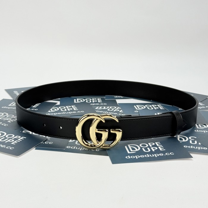 GG Marmont 3cm belt with shiny buckle 414516 0YA0G 1000