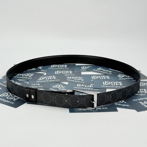 3cm Reversible belt with rectangular buckle 771105 BTTAN 1000