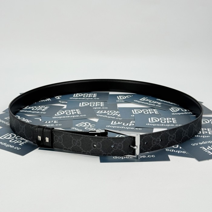 3cm Reversible belt with rectangular buckle 771105 BTTAN 1000