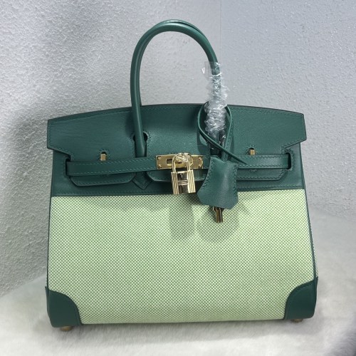 Birkin 25 Swift-Canvas“25*20*13CM”-0131=