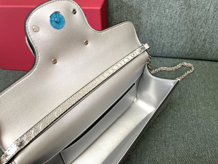 LOCò Shoulder Bag In Snake Leather“27*13*6CM”-008=