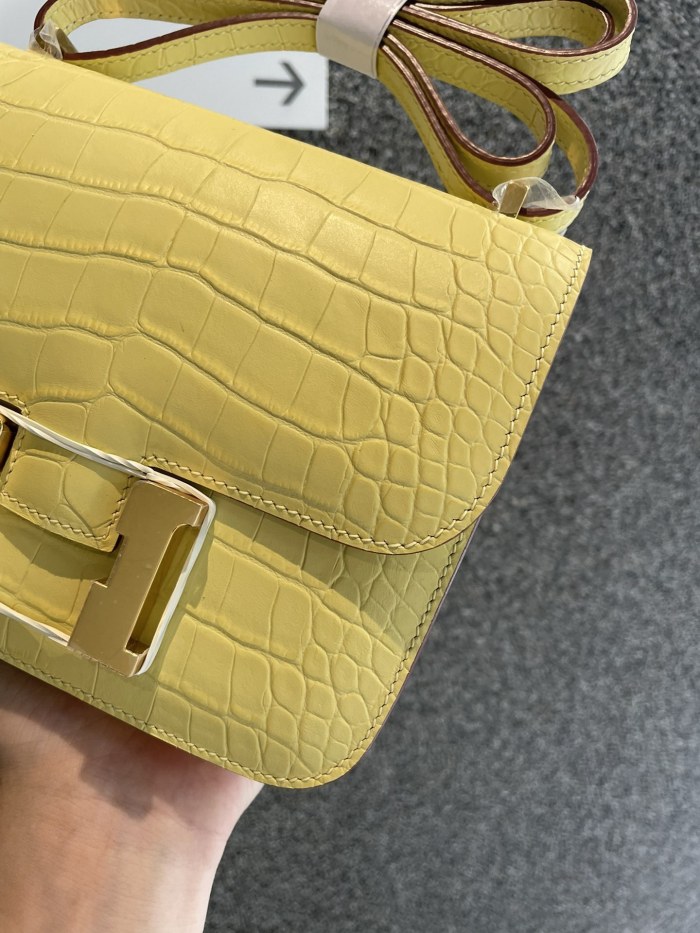 Constance Matte Crocodile 18“18*14*5CM”-0641=
