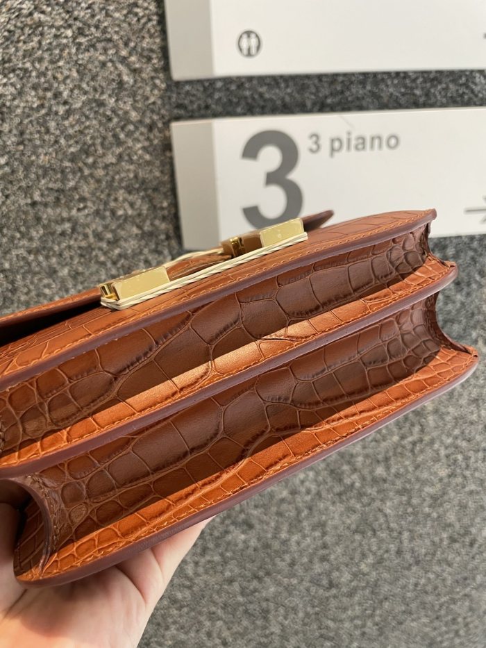 Constance Matte Crocodile 18“18*14*5CM”-0641=