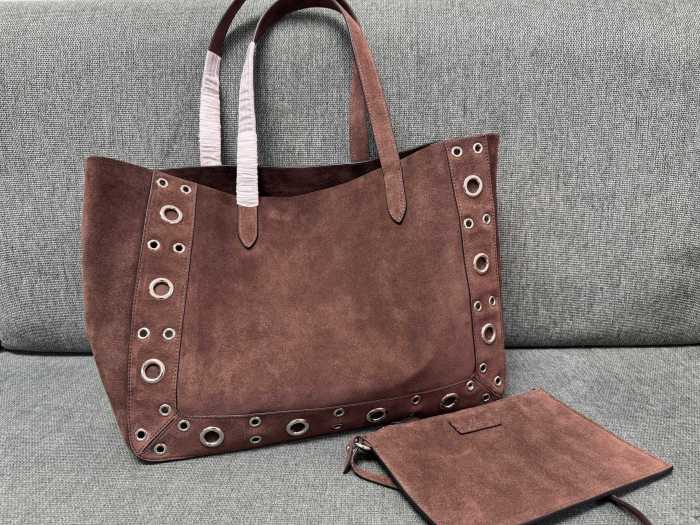 GARAVANI NELLCTE Suede Shopping Bag“40*30*13CM”-029=