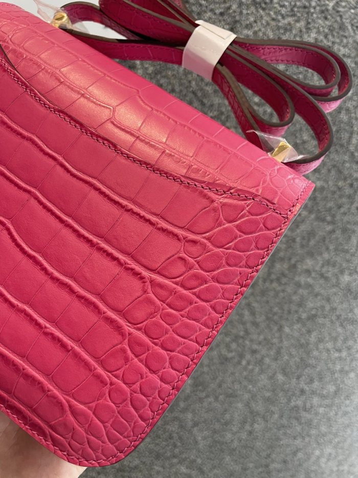 Constance Matte Crocodile 18“18*14*5CM”-0641=