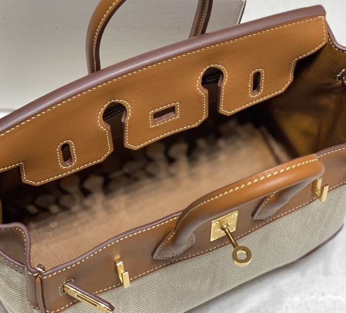 Birkin 25 Swift-Canvas“25*20*13CM”-0131=