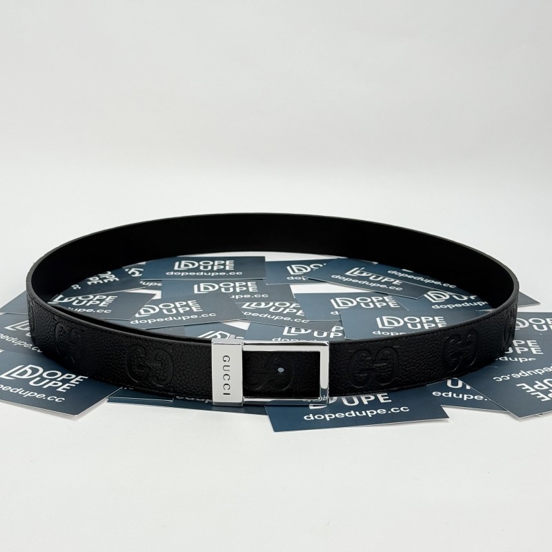 3.5cm GG belt with rectangular buckle 722370 AABYZ 1000