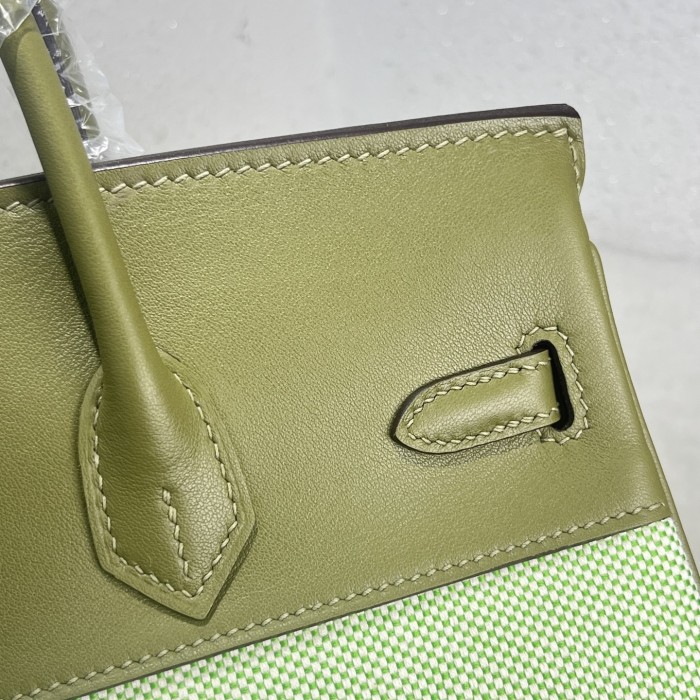 Birkin 25 Swift-Canvas“25*20*13CM”-0131=