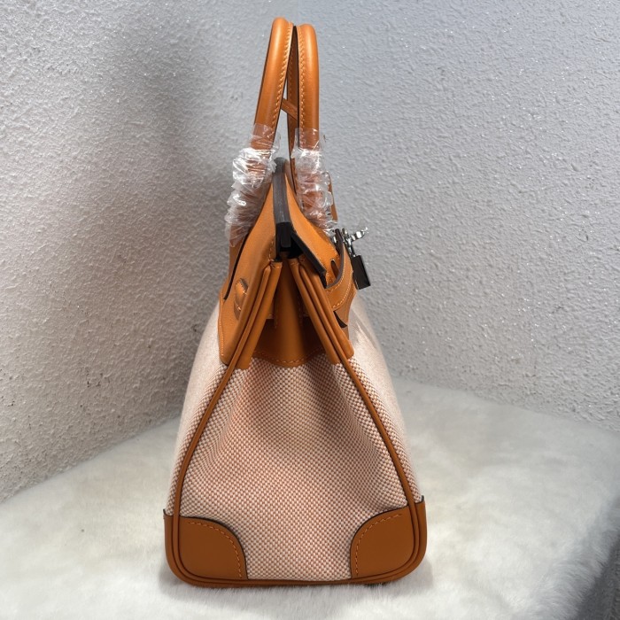 Birkin 25 Swift-Canvas“25*20*13CM”-0131=