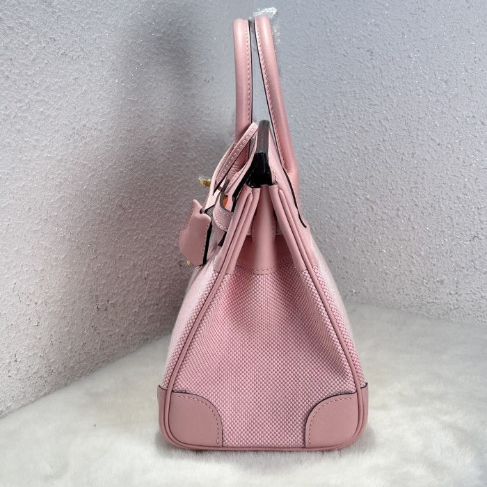 Birkin 25 Swift-Canvas“25*20*13CM”-0131=