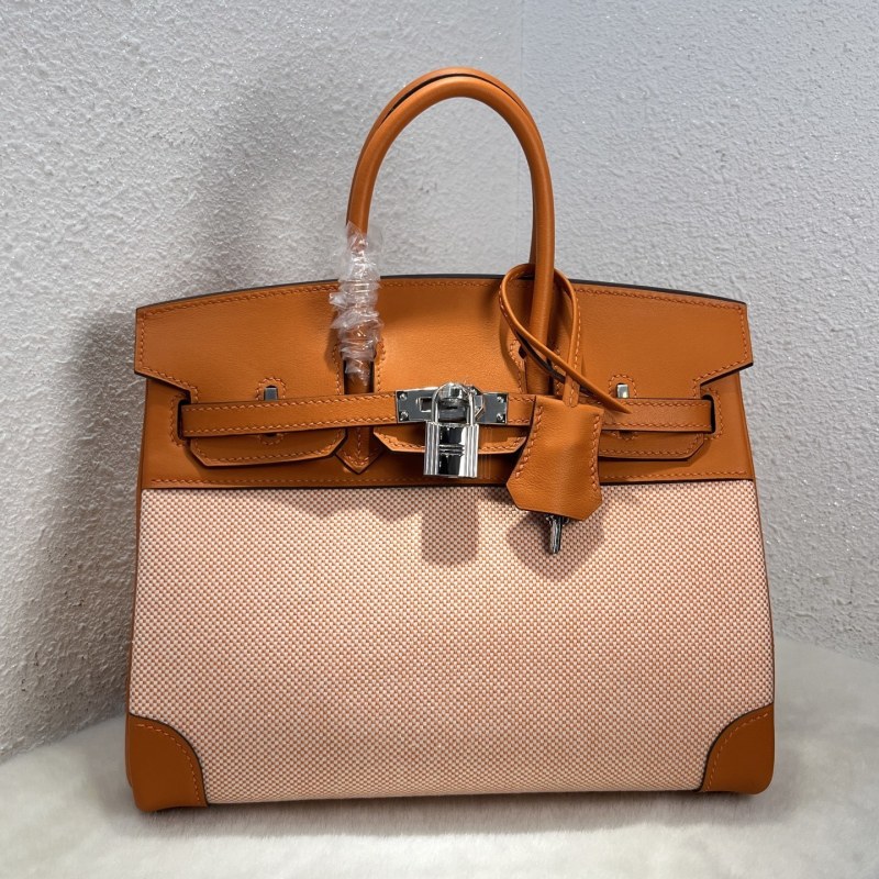 Birkin 25 Swift-Canvas“25*20*13CM”-0131=