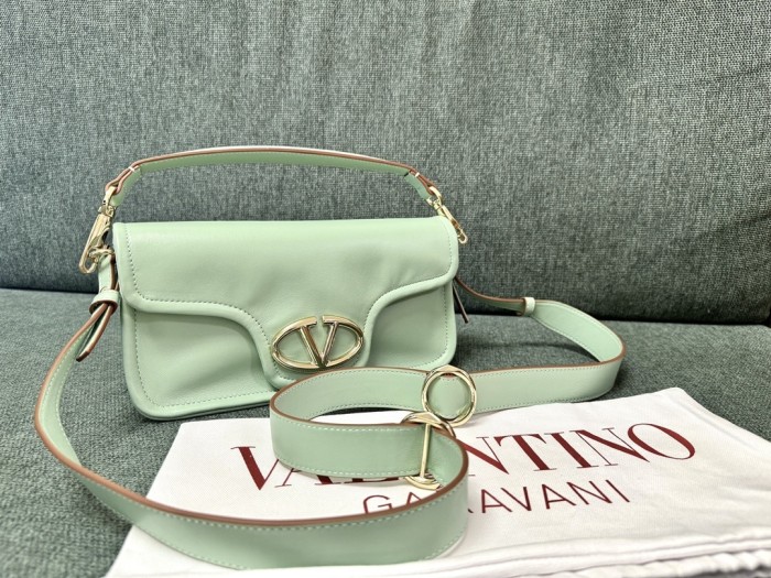 Vlogo 1960 Nappa Leather Shoulder Bag“26*13*9CM”-008=
