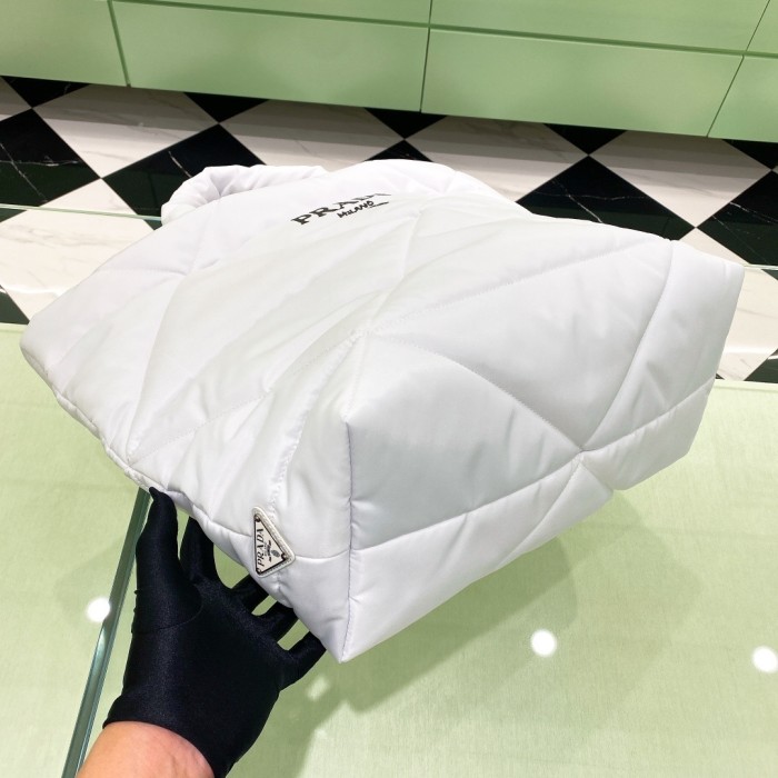 Padded Re-Nylon Handle Bag“38*36*14CM”-087=