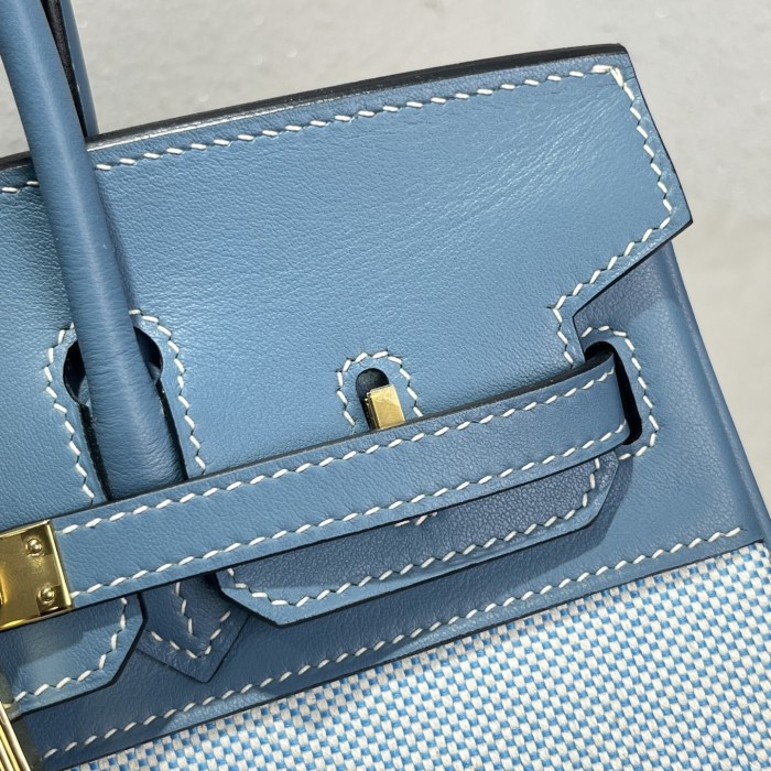 Birkin 25 Swift-Canvas“25*20*13CM”-0131=